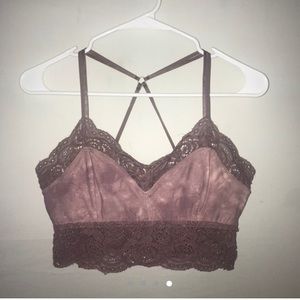 Cute boho lace bralet